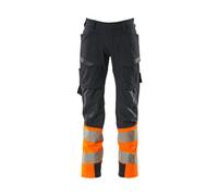 Mascot Accelerate Safe 19379 Big Thigh Pockets Work Pants Black 66 / 32