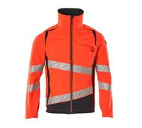 Mascot Accelerate Safe Ultimate Stretch Work Jacket (Hi-Vis Red/dark Navy) (Xx Large)
