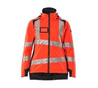 Mascot Accelerate Safe Winter Jacket For Ladies With Climascot (Hi-Vis Red/dark Navy) (X Large)