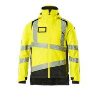 Mascot Accelerate Safe Winter Jacket With Climascot (Hi-Vis Yellow/black) (X Large)