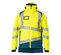 Mascot 19335-231 Accelerate Safe Winter Jacket - Hi-vis Yellow/Dark Petroleum -