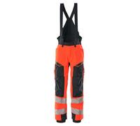 Mascot Accelerate Safe Winter Trousers With Kneepad Pockets (Hi-Vis Red/dark Navy) (Xx Large)