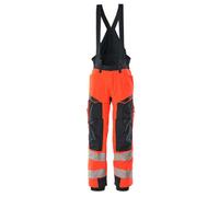 Mascot Accelerate Safe Winter Trousers With Kneepad Pockets (Hi-Vis Red/dark Navy) (Xxxx Large)