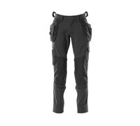 Mascot Accelerate Stretch Trousers With Holster Pockets (Black) (32.5) (Leg Length - Regular)