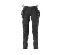 Mascot Accelerate Stretch Trousers With Holster Pockets (Black) (36.5) (Leg Length - Short)