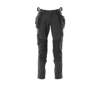 Mascot Accelerate Stretch Trousers With Holster Pockets (Black) (40.5) (Leg Length - Short)