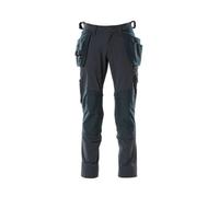 Mascot Accelerate Stretch Trousers With Holster Pockets (Dark Navy) (34.5) (Leg Length - Long)
