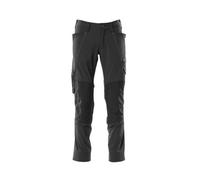 Mascot Accelerate Stretch Trousers With Kneepad Pockets - Black (27) (Leg Length - Regular)