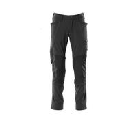 Mascot Accelerate Stretch Trousers With Kneepad Pockets - Black (34.5) (Leg Length - Short)