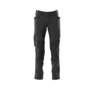 Mascot Accelerate Stretch Trousers With Kneepad Pockets - Black (52.5) (Leg Length - Regular)
