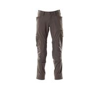 Mascot Accelerate Stretch Trousers With Kneepad Pockets - Dark Anthracite (32.5) (Leg Length - Short)