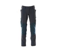 Mascot Accelerate Stretch Trousers With Kneepad Pockets - Dark Navy (50.5) (Leg Length - Regular)