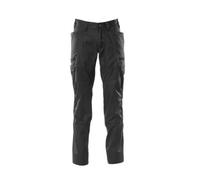 Mascot Accelerate Thigh Pocket Trousers With Stretch Zones - Black (38.5) (Leg Length - Short)