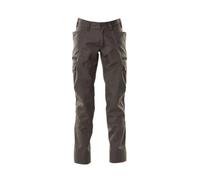 Mascot Accelerate Thigh Pocket Trousers With Stretch Zones - Dark Anthracite (31.5) (Leg Length - Long)