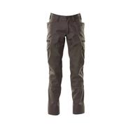Mascot Accelerate Thigh Pocket Trousers With Stretch Zones - Dark Anthracite (35.5) (Leg Length - Long)