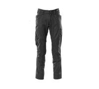 Mascot Accelerate Trousers With Kneepad Pockets - Black (38.5) (Leg Length - Short)