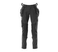 Mascot Accelerate Stretch Trousers With Holster Pockets (Black) (38.5) (Leg Length - Regular)