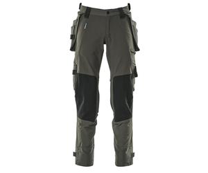 Mascot Advanced 17031 Water-Repellent Stretch Holster Pocket Work Trouser Dark A