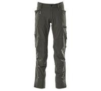 Mascot Advanced 17179 Ultimate Stretch Kneepad Work Trousers Grey 40" Waist, 32"
