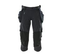 Mascot Advanced A3/4 Length Trousers With Holster Pockets (Dark Navy Blue) (35.5) (Leg Length - Regular)