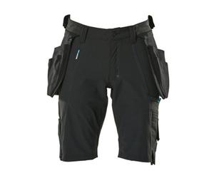 Mascot Advanced Craftsmen's Shorts With Detachable Holster Pockets - Black (28) (Leg Length - Regular)