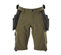 Mascot Advanced Craftsmen's Shorts With Detachable Holster Pockets - Moss Green (52.5) (Leg Length - Regular)