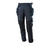 Mascot Advanced Trousers With Holster Pockets And Stretch - Dark Navy Blue (36.5) (Leg Length - Short)