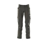 Mascot Advanced Stretch Trousers With Kneepad Pockets - Dark Anthracite (30.5) (Leg Length - Long)
