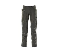 Mascot Advanced Stretch Trousers With Kneepad Pockets - Dark Anthracite (32.5) (Leg Length - Regular)