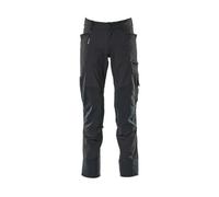 Mascot Advanced Stretch Trousers With Kneepad Pockets - Dark Navy Blue (40.5) (Leg Length - Long)