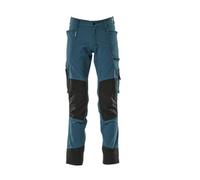 Mascot Advanced 17179 Ultimate Stretch Kneepad Work Trousers - Petrol Blue