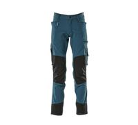 Mascot Advanced Stretch Trousers With Kneepad Pockets - Dark Petroleum (44.5) (Leg Length - Regular)