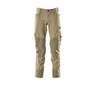 Mascot Advanced Stretch Trousers With Kneepad Pockets - Light Khaki (52.5) (Leg Length - Regular)