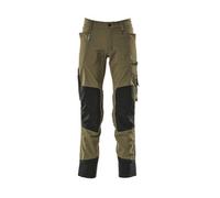 Mascot Advanced Stretch Trousers With Kneepad Pockets - Moss Green (28.5) (Leg Length - Short)