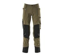 Mascot Advanced Stretch Trousers With Kneepad Pockets - Moss Green (30.5) (Leg Length - Regular)