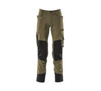 Mascot Advanced 17179 Ultimate Stretch Kneepad Work Trousers - Moss Green