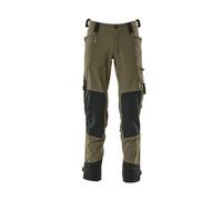 Mascot Advanced Trousers With Dyneema Kneepad Pockets - Moss Green (32.5) (Leg Length - Long)