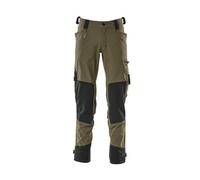 Mascot Advanced Trousers With Dyneema Kneepad Pockets - Moss Green (32.5) (Leg Length - Short)