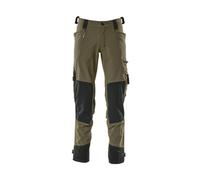 Mascot Advanced Trousers With Dyneema Kneepad Pockets - Moss Green (33.5) (Leg Length - Long)