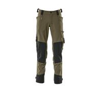 Mascot 17079-311-33-82C49 Trousers with Dyneema-Stretch, Moss Green, 82C49