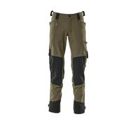 Mascot Advanced Trousers With Dyneema Kneepad Pockets - Moss Green (36.5) (Leg Length - Long)
