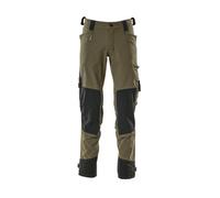 Mascot Advanced Trousers With Dyneema Kneepad Pockets - Moss Green (38.5) (Leg Length - Regular)