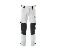 Mascot Advanced Trousers With Dyneema Kneepad Pockets - White (31.5) (Leg Length - Long)