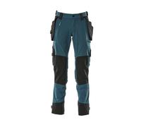 Mascot Dark Petroleum Trousers with Kneepad and Holster Pockets - 82C52 (L32W36.