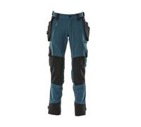 Mascot Advanced Trousers With Holster Pockets And Stretch - Dark Petroleum (44.5) (Leg Length - Regular)