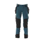 Mascot Advanced Trousers With Holster Pockets And Stretch - Dark Petroleum (48.5) (Leg Length - Regular)