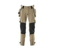 Mascot Advanced Trousers With Holster Pockets And Stretch - Light Khaki (29.5) (Leg Length - Regular)