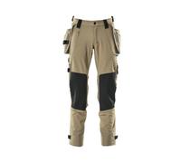 Mascot Advanced Trousers With Holster Pockets And Stretch - Light Khaki (30.5) (Leg Length - Long)