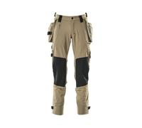 Mascot Advanced Trousers With Holster Pockets And Stretch - Light Khaki (33.5) (Leg Length - Long)