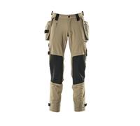 Mascot Advanced Trousers With Holster Pockets And Stretch - Light Khaki (34.5) (Leg Length - Short)